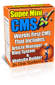 super mini content management solution boxshot image